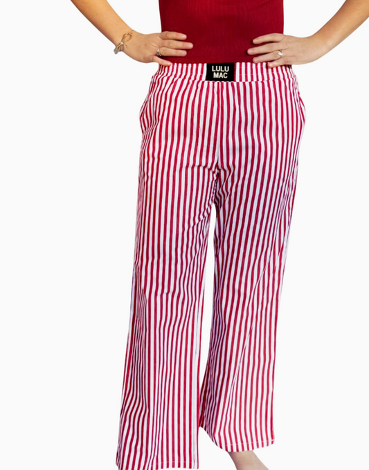 Red Striped Pant 12222025AS2