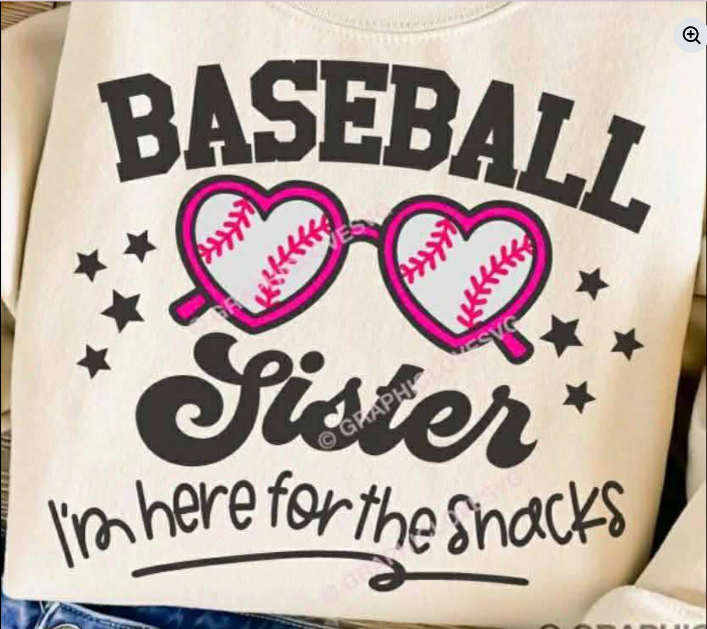 Baseball Sister - TSHIRT- (GILDAN/JERZEES/rabbit skin)