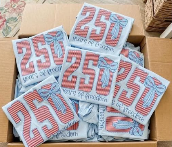 250 Years of Freedom 💖💖💖 - T SHIRT - (COMFORT COLOR/BELLA) 062526MG