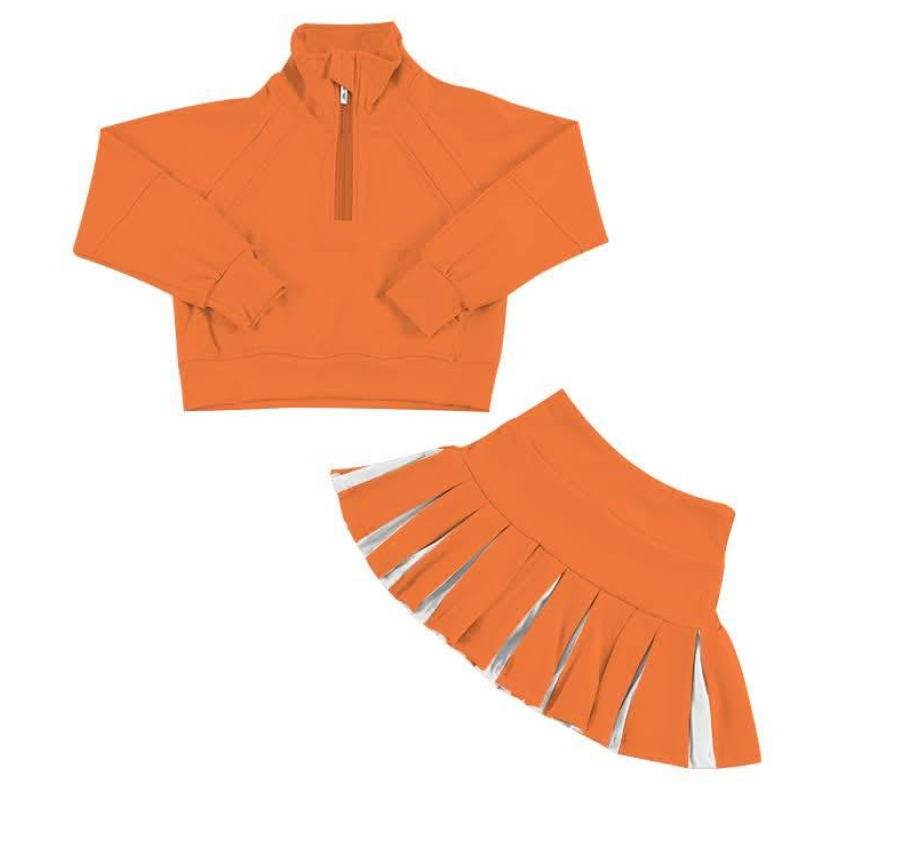 GAME DAY ATHLETIC SETS (ORANGE&WHITE) (PREORDER) 062626DS