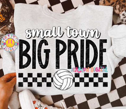Small Town Big Pride 🏐 - T-SHIRT - (GILDAN) 070826MG