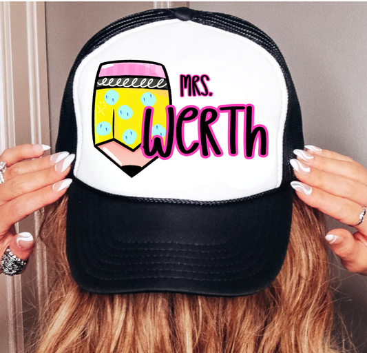 Teacher Trucker Hat- 072026AS