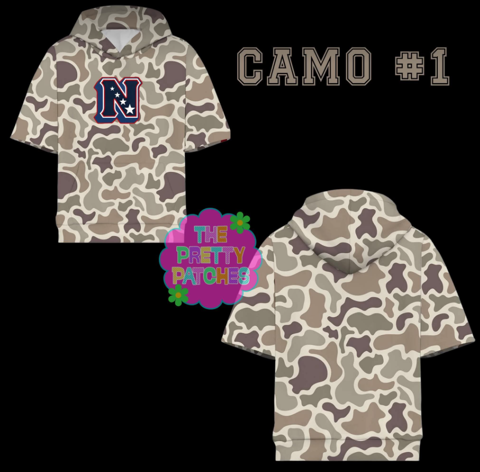 Camo Hooded Tees- ARKANSAS NATURALS - YOUTH - PREORDER- 072226KC
