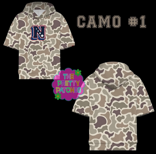 Camo Hooded Tees- ARKANSAS NATURALS - YOUTH - PREORDER- 072226KC