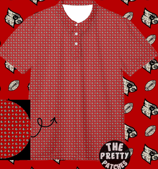 CAMO BRIDGE CITY CARDINAL GAME DAY POLO (PREORDER) 072526BR