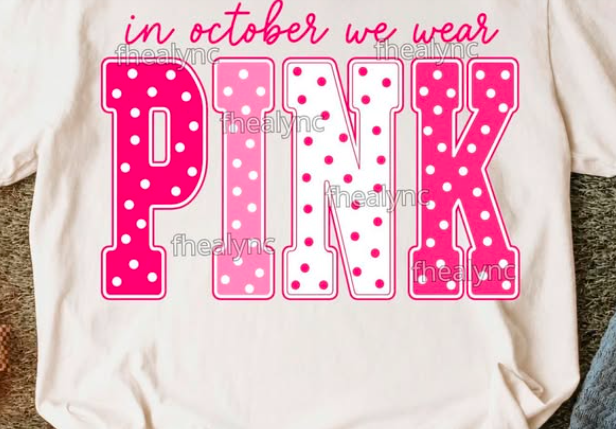 IN OCTOBER WE WEAR PINK -T SHIRT- (COMFORT COLOR)(reg) 082226rw