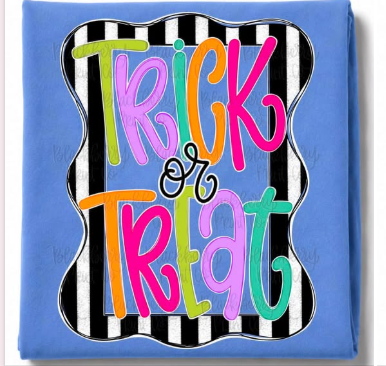 TRICK OR TREAT-T SHIRT- (COMFORT COLOR) 082926RW