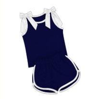 BLANK BOW STRAP TANK SET (NAVY base with white trim) (IN STORE) (TRUSTED) 070626KB