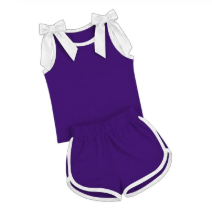 BLANK BOW STRAP TANK SET (PURPLE BASE WITH WHITE TRIM) (INSTORE) (TRUSTED) 070226LW