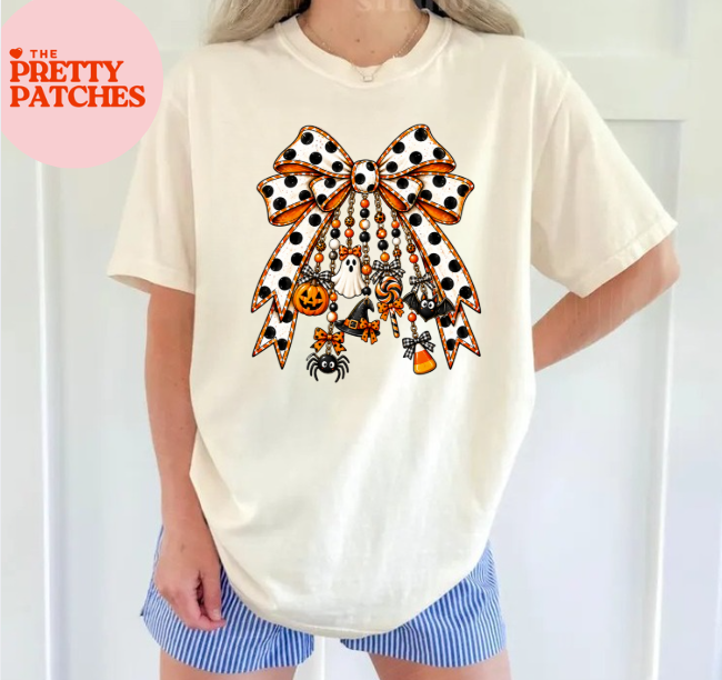 HALLOWEEN (ONLY)------ SPOOKY BOW 1-926261------- TSHIRT ---------- (GILDAN)101026RW