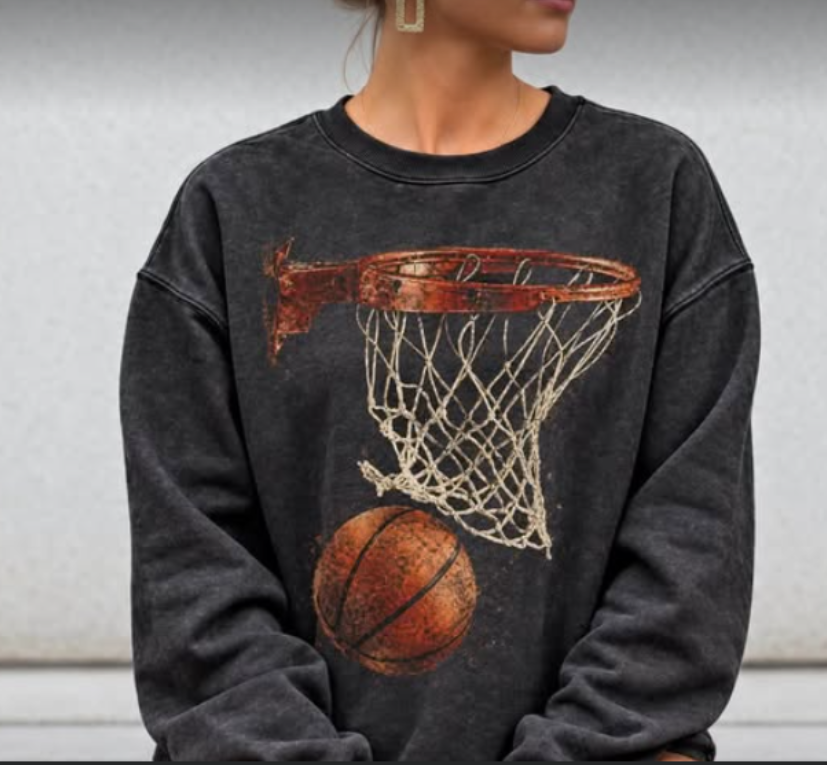 VINTAGE BASKETBALL (OVERSIZED IMAGE) 1020263 --------- LONGSLEEVE---------- (GILDAN)102126krv