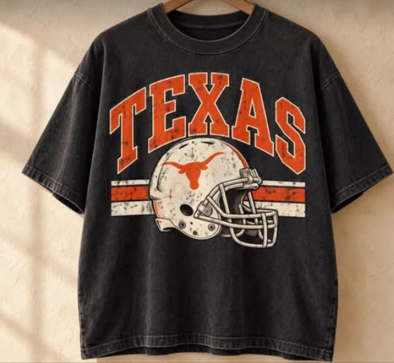 TEXAS WITH HELMET 1026263 ----------( BOXY CROP) ---------- (COMFORT COLORS) - 102826SH