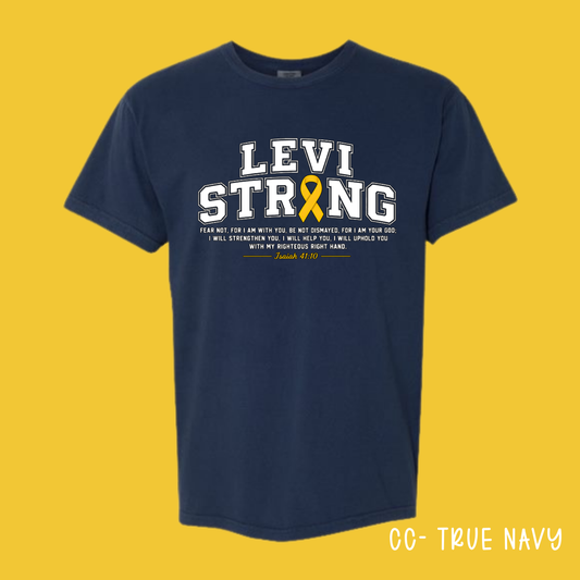 LEVI STRONG FUNDRAISER TEES - T SHIRT - (COMFORT COLOR) 080726LW