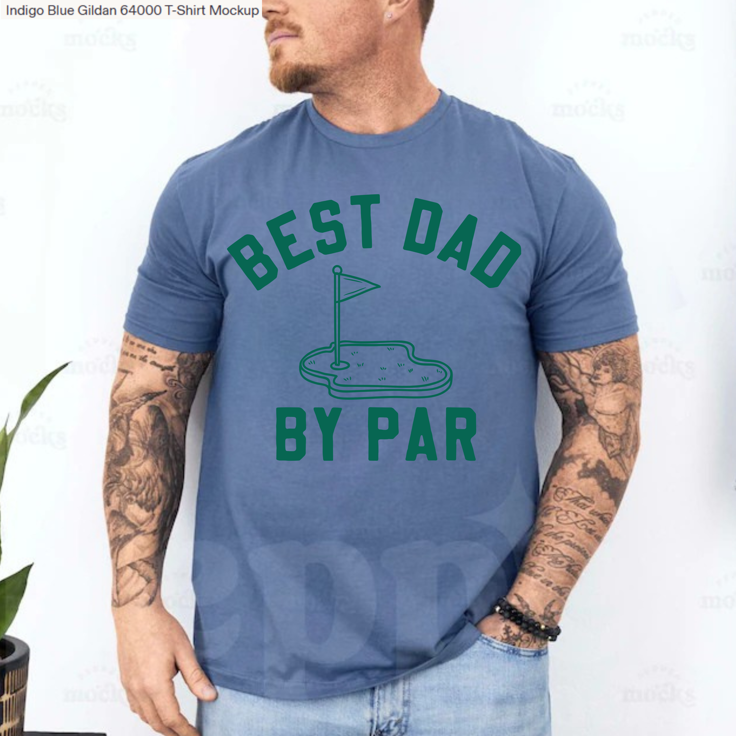 Best Dad By Par ⛳️  - T SHIRT - (GILDAN/JERZEES) 050526KRV