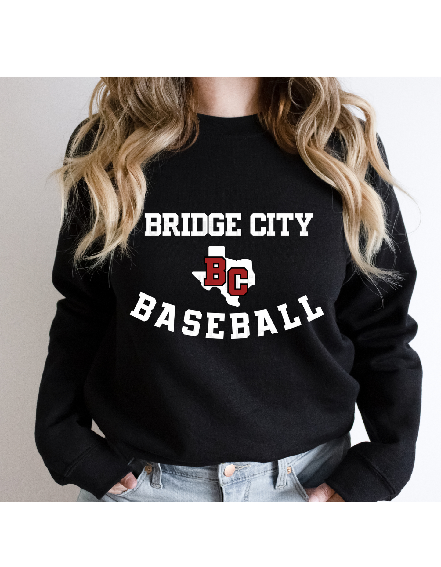 Bridge city baseball Sweatshirt "texas BC"