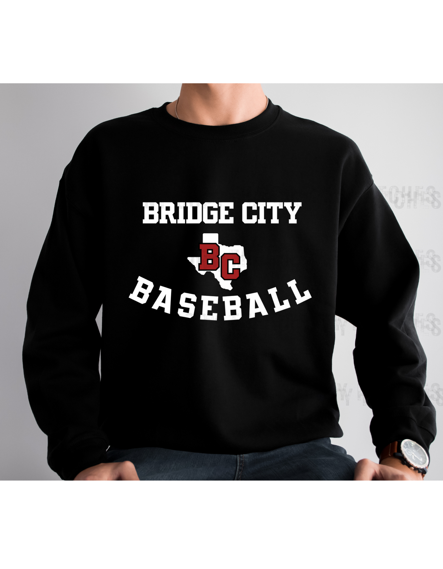 Bridge city baseball Sweatshirt "texas BC"