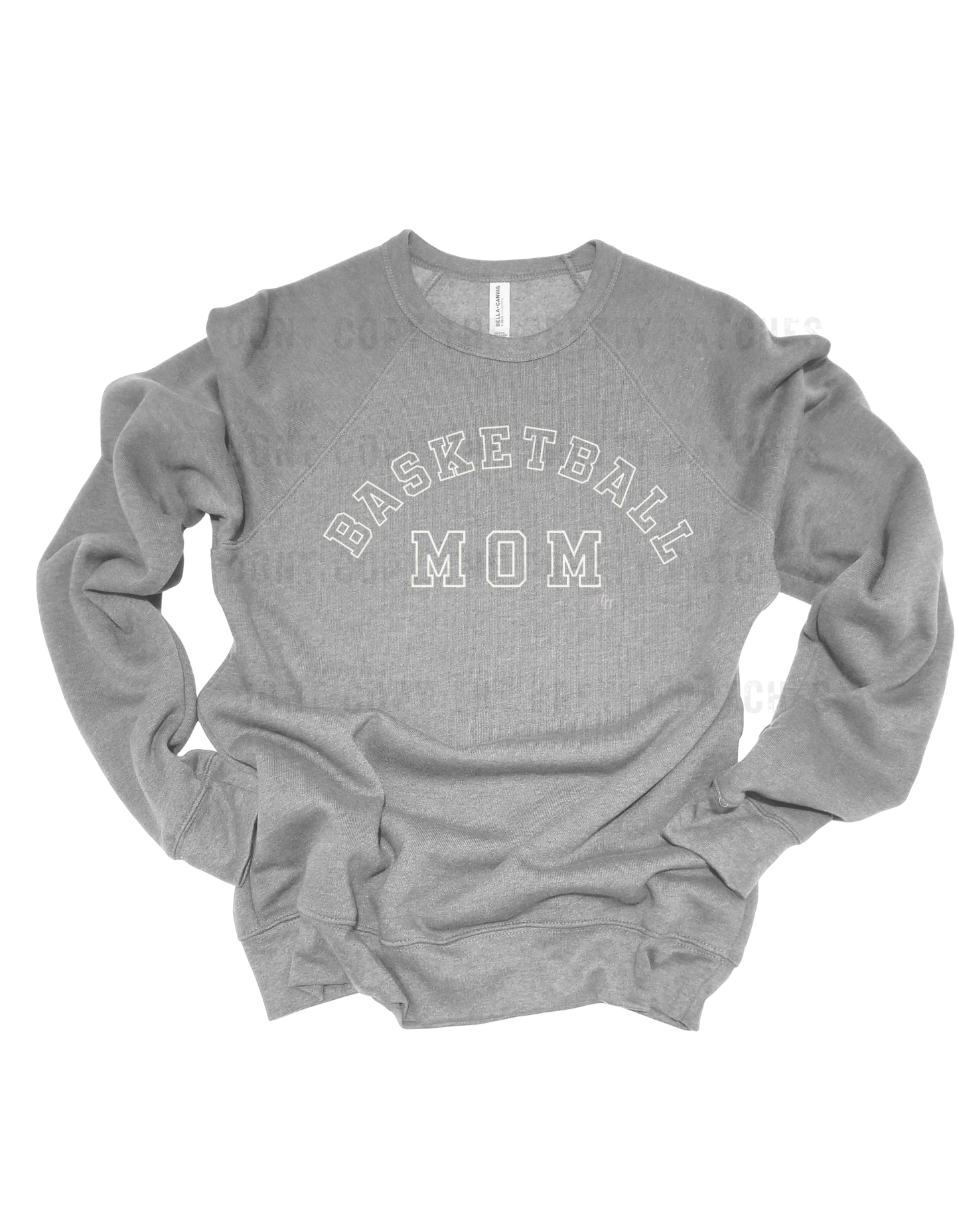 Basketball mom hallow letters BELLA BRAND SWEATSHIRT