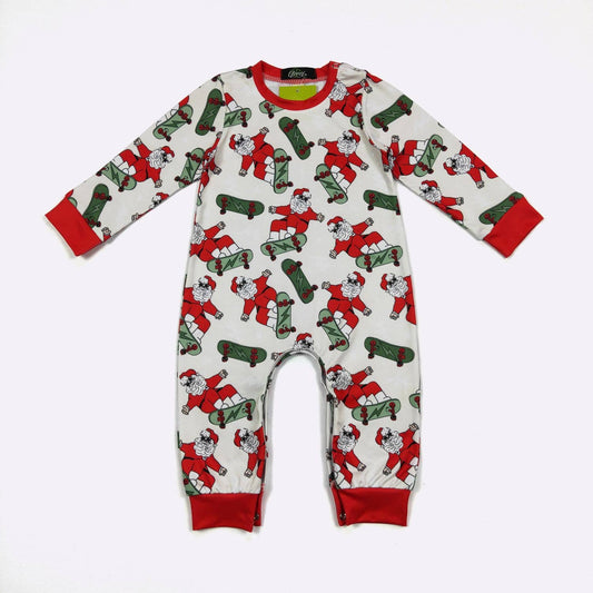 Skateboard Santa Boy Romper 46268