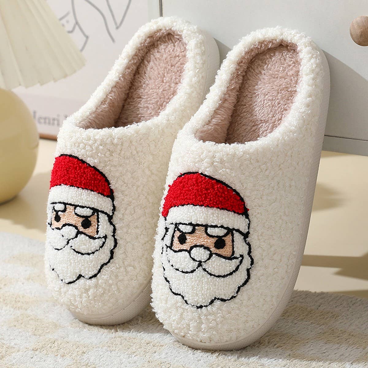 DEER PATTERNED SLIPPERS-120825br
