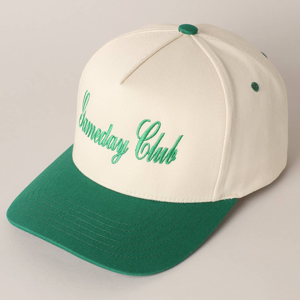 Gameday Club Embroidery Two Tone Baseball Cap TCM0002RED