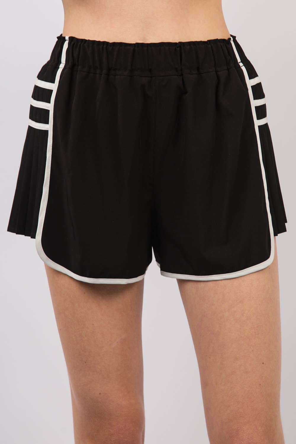 Side Pleated Detail Activewear Shorts NP70305