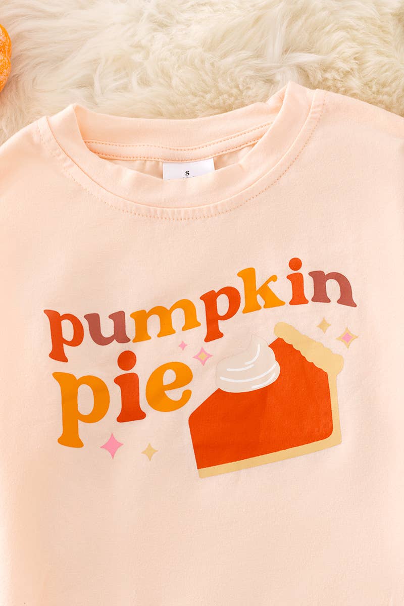 PUMPKIN PIE SEQUINS SLEEVE SWEATSHIRT. TPG40925