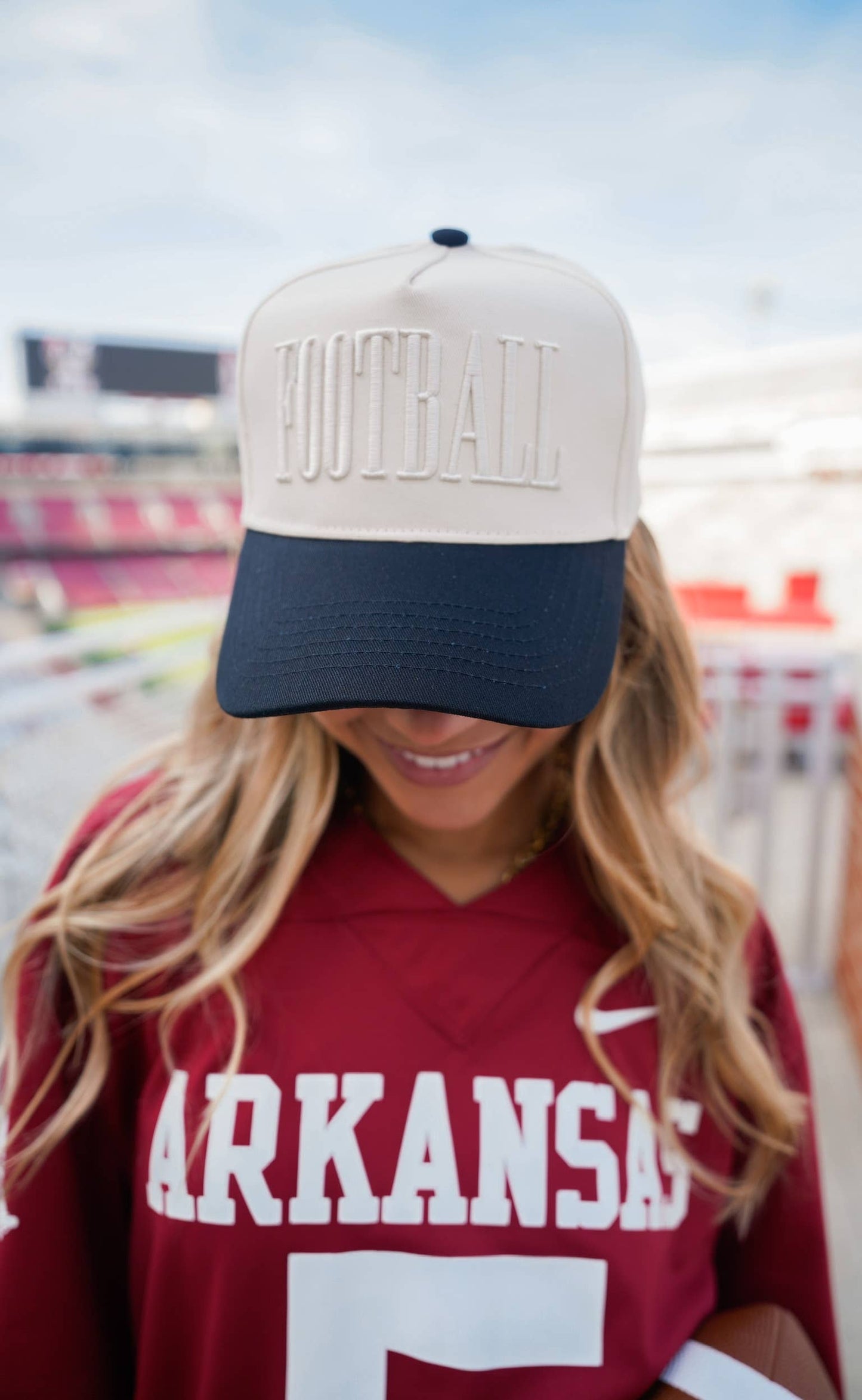 FOOTBALL - Neutral Vintage Trucker Hat-101125b5