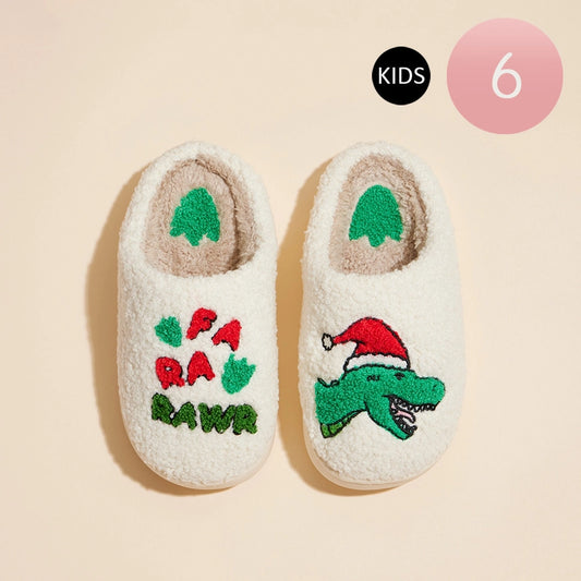 Kids Dinosaur Home Slippers- 120825br