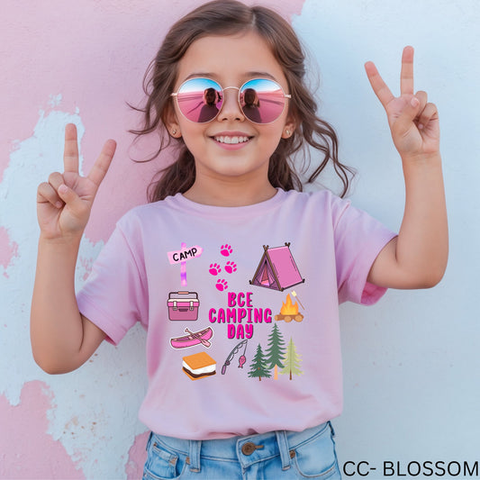 BCE - Camping day - Girl Version! - T-SHIRT - (GILDAN/JERZEES)050726jb