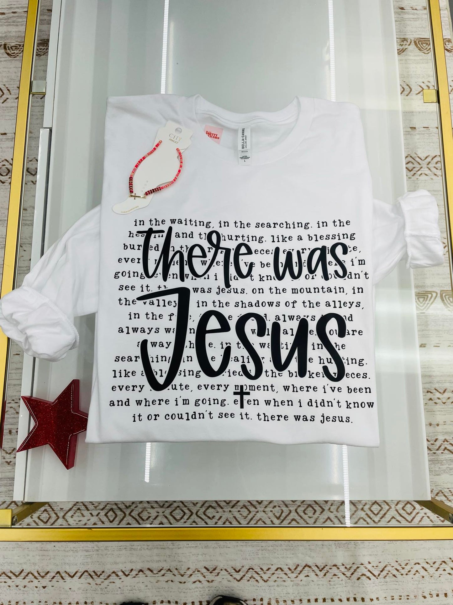 There was Jesus- adult sizing-