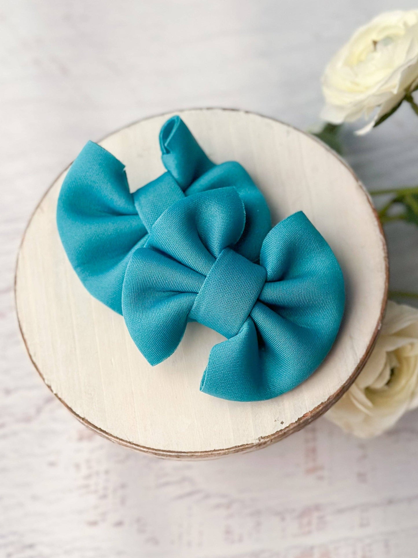 Puffy Pigtail Bows - Set of 2    7914