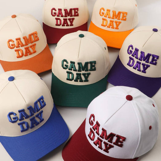 Fashion City - GAME DAY Two-Tone Embroidered Trucker Hat