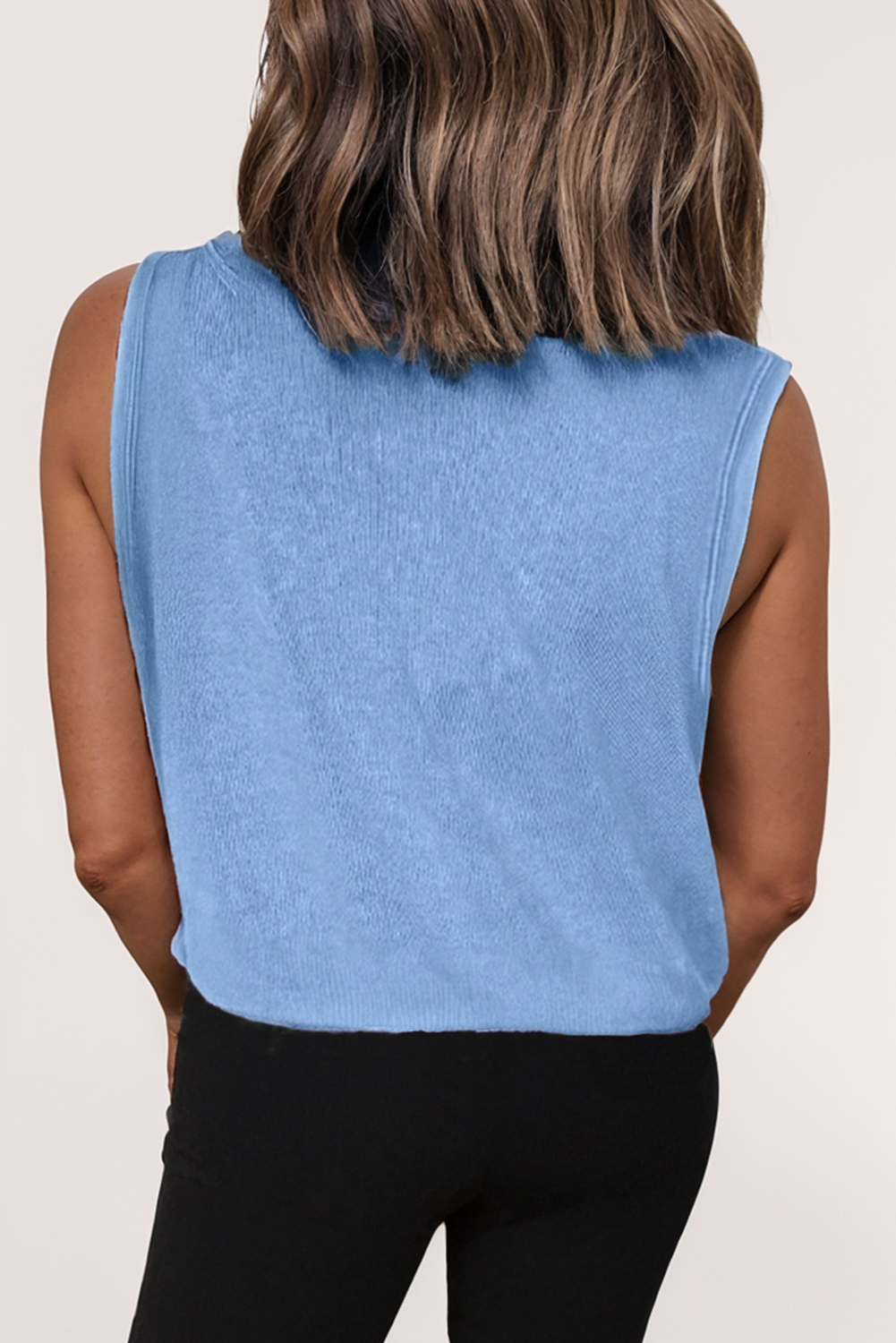 Mineral Wash Patched Chest Pocket Casual Tank Top- MWPCP