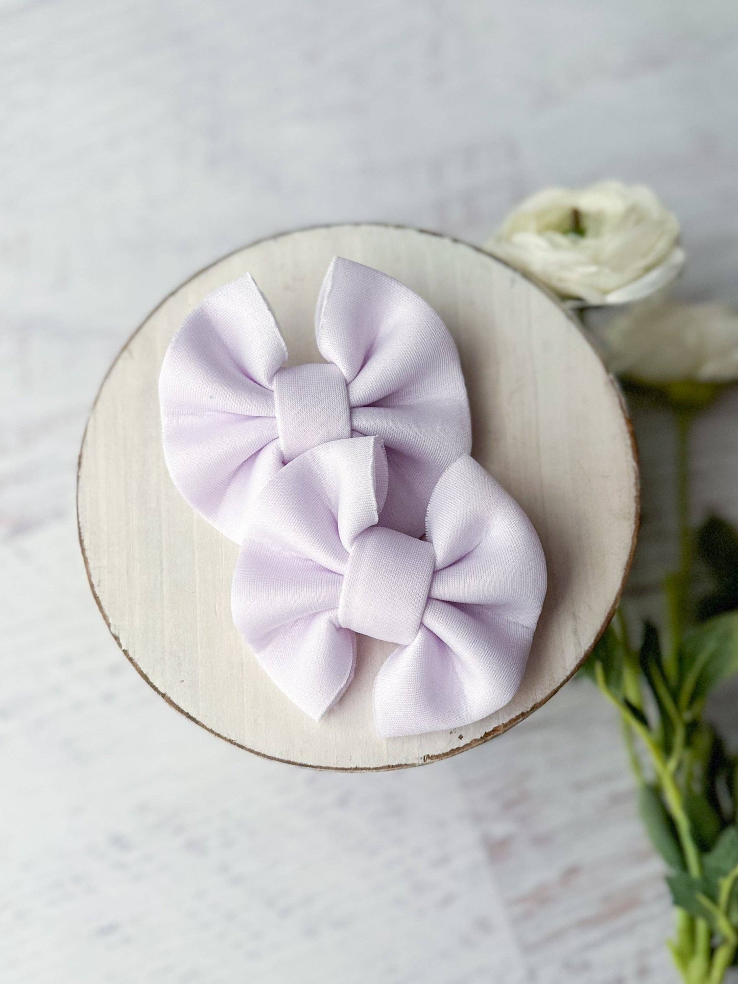 Puffy Pigtail Bows - Set of 2    7914