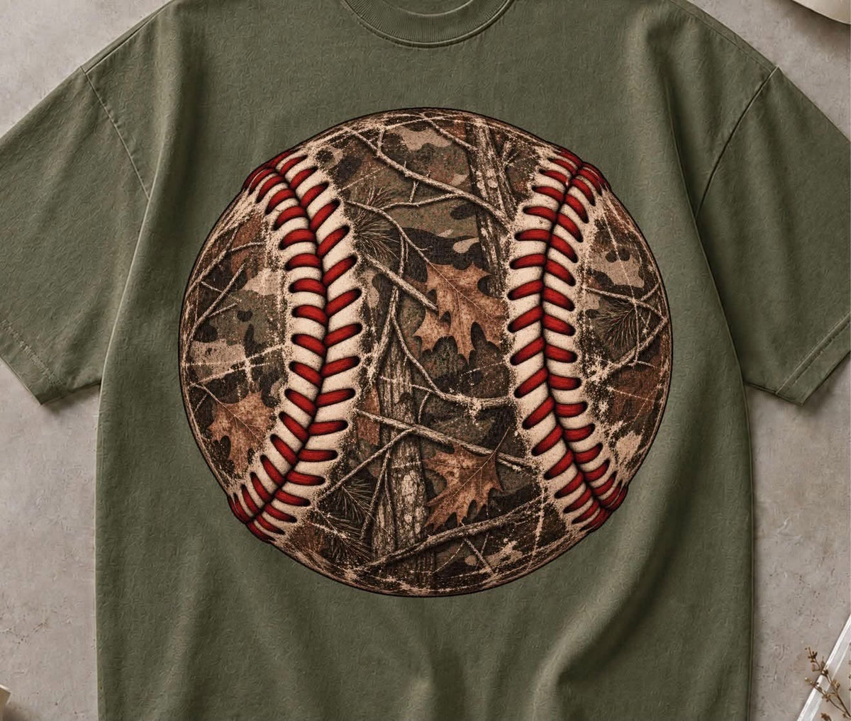 TREE CAMO BASEBALL 1025263--------TSHIRT-------- (GILDAN) 102826SH