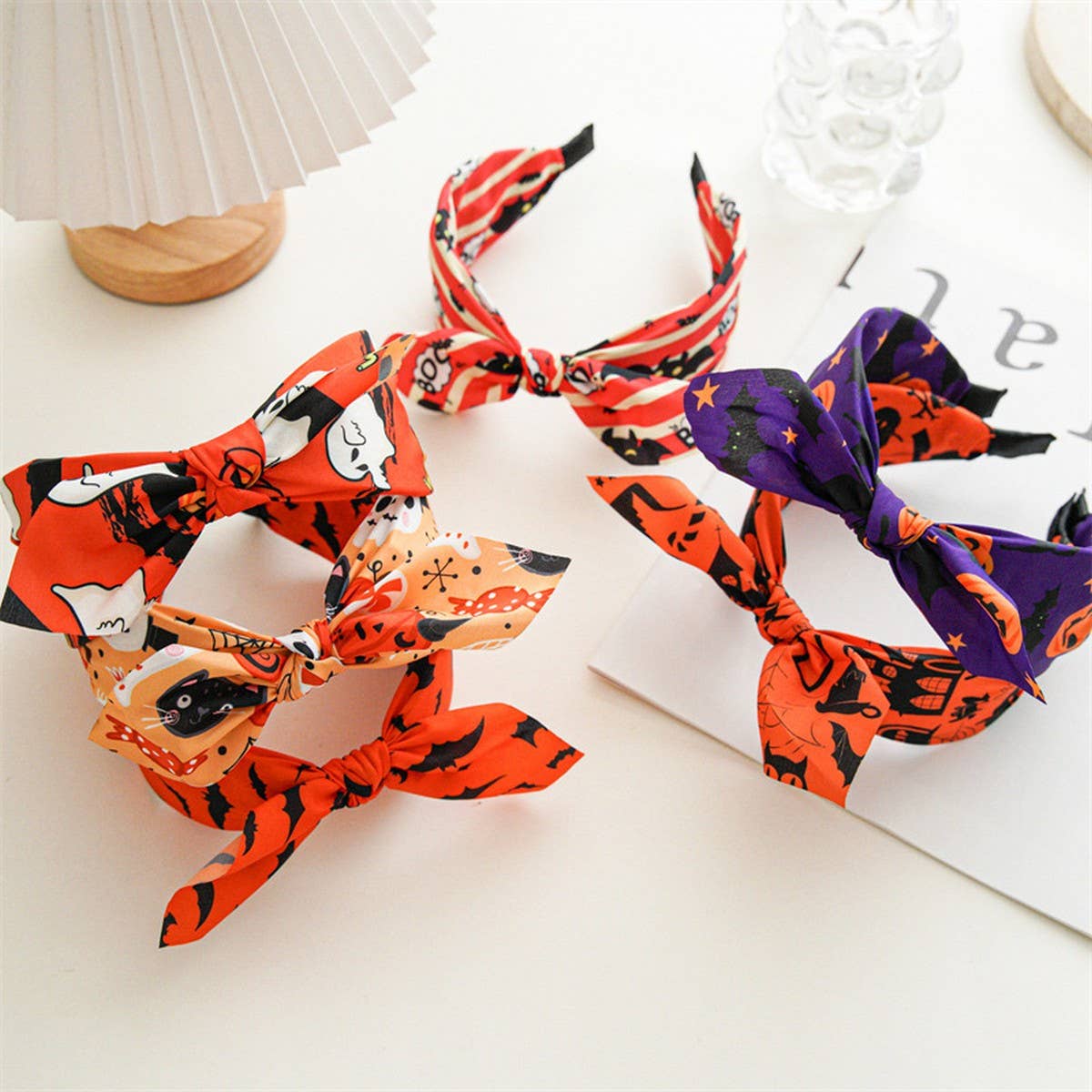 HALLOWEEN CROSS WIDE HEADBAND_CWAHA1462