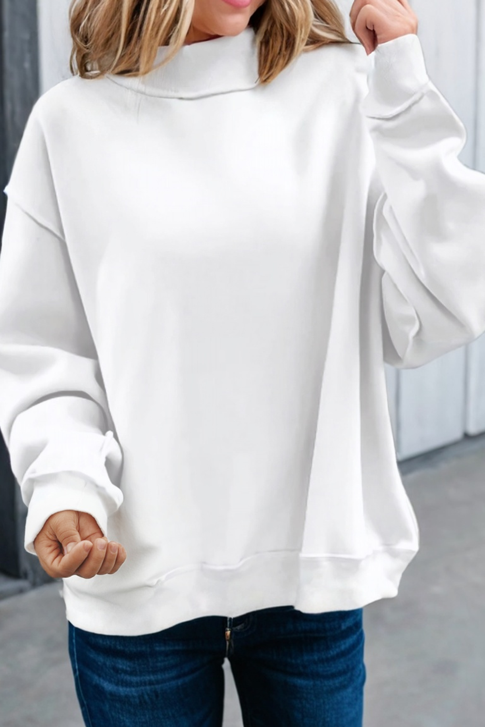 LA Society - LAS Oversize Drop Shoulder Reversible Sweatshirt- 010826br4