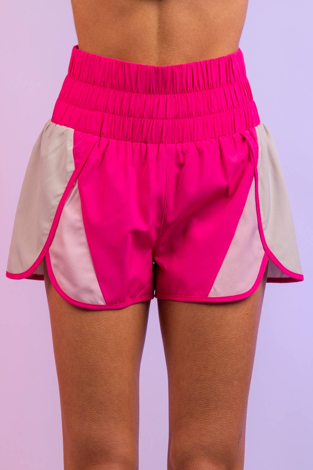 Color-block activewear shorts VN70-0662