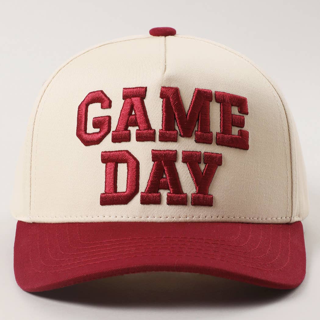 Fashion City - GAME DAY Two-Tone Embroidered Trucker Hat