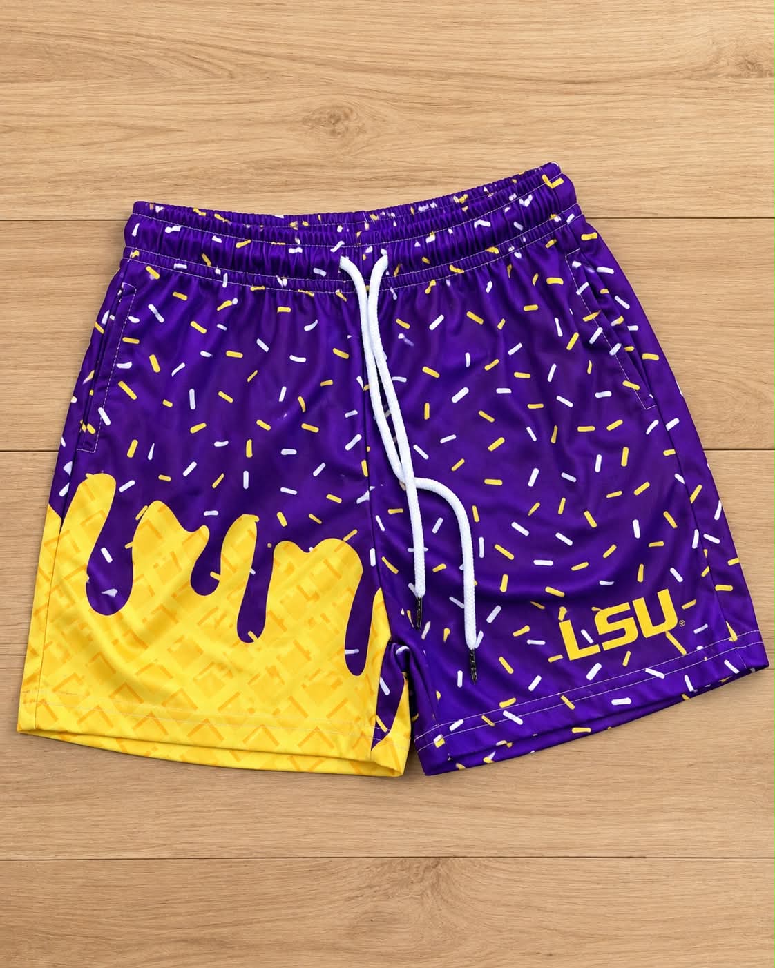 LSU drip shorts (CONE) (IN STORE) 92826MM