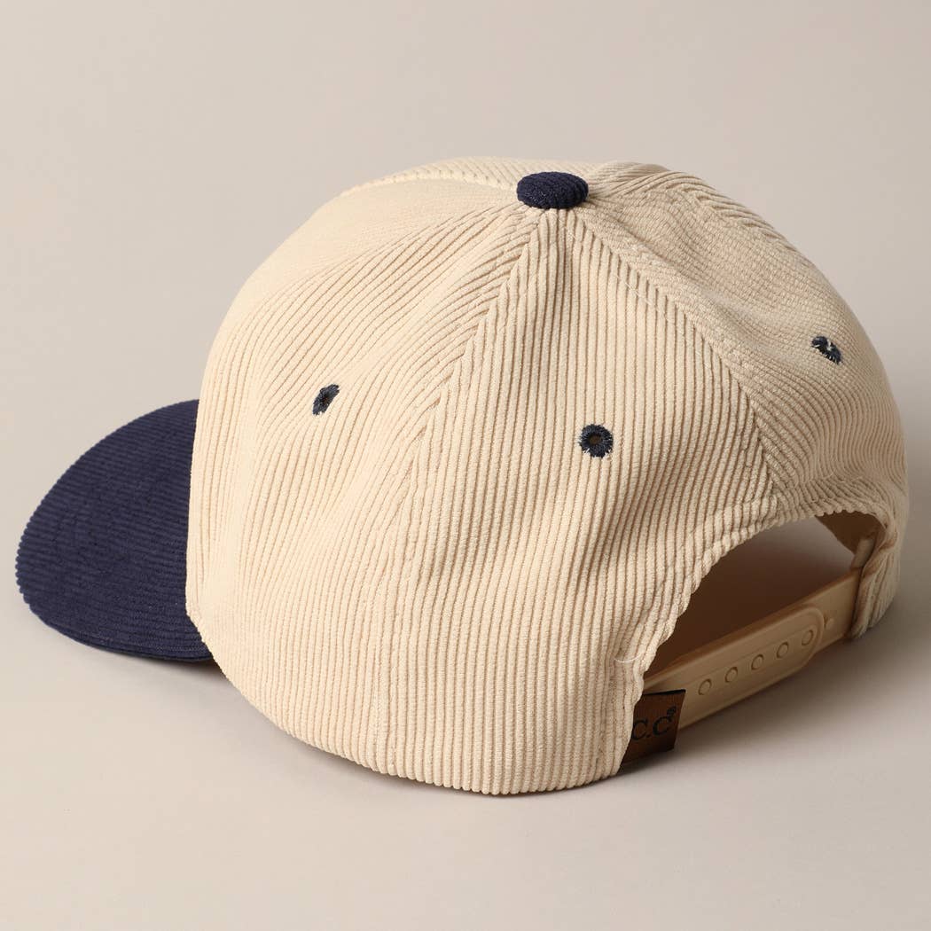 Game Day Corduroy Trucker Baseball Cap TCM003BGD