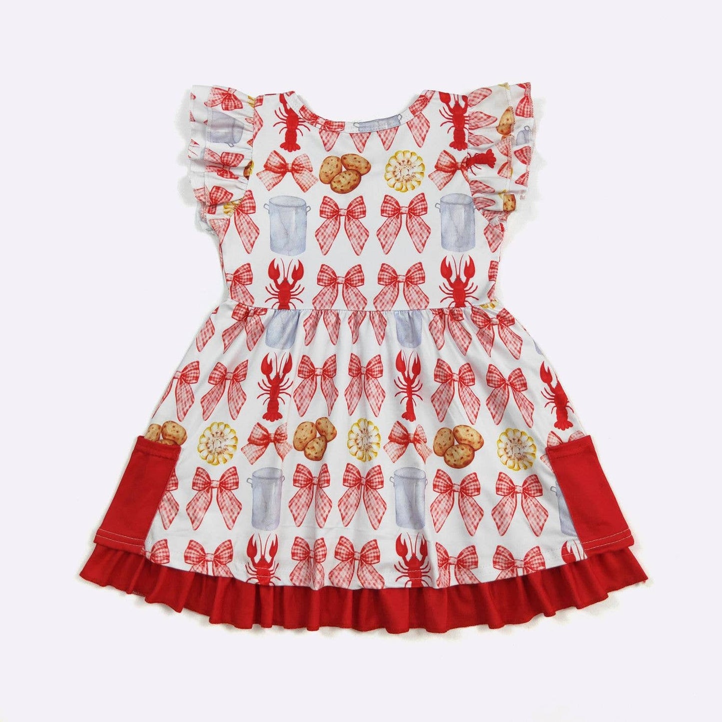 Crawfish Coquette Girls Dress 47791