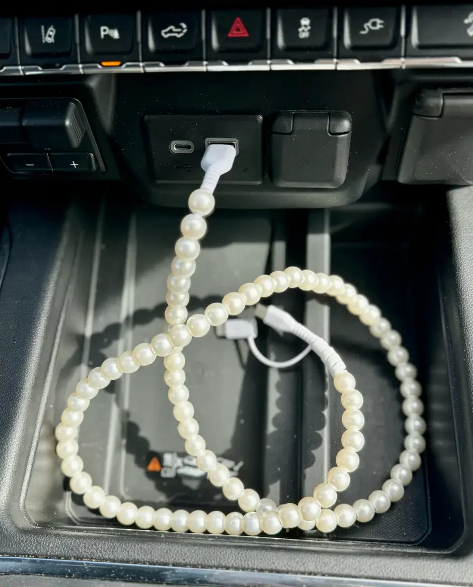 Pearl Beaded Chargers