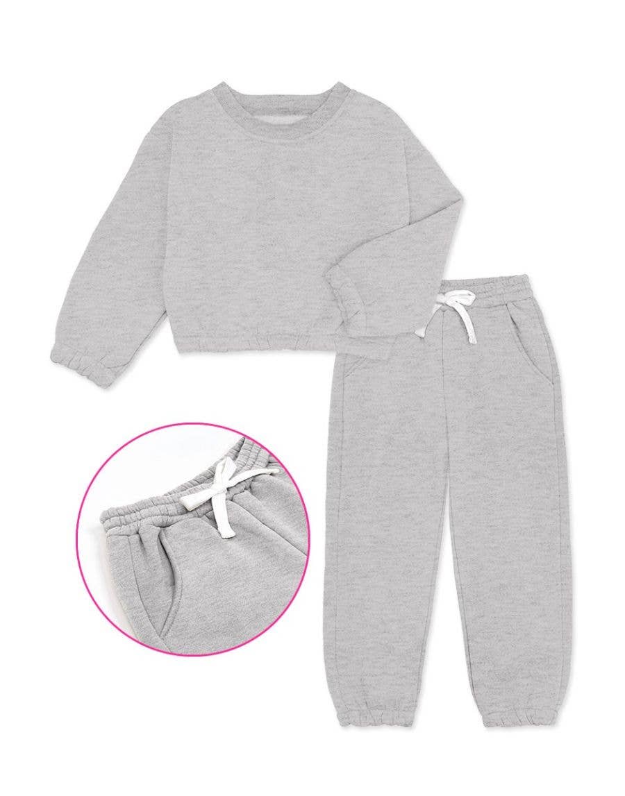 Girl's 2 pc Pant Jog Set GKSS-22-3002B