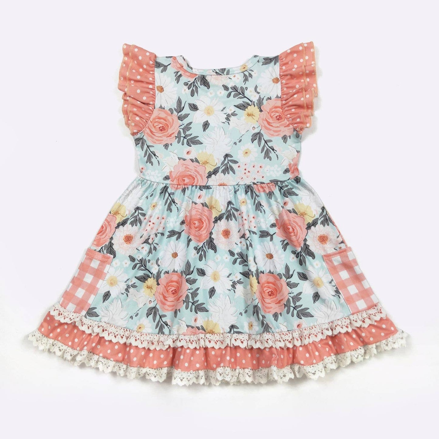 Seaside Blooms Girls Dress  47894