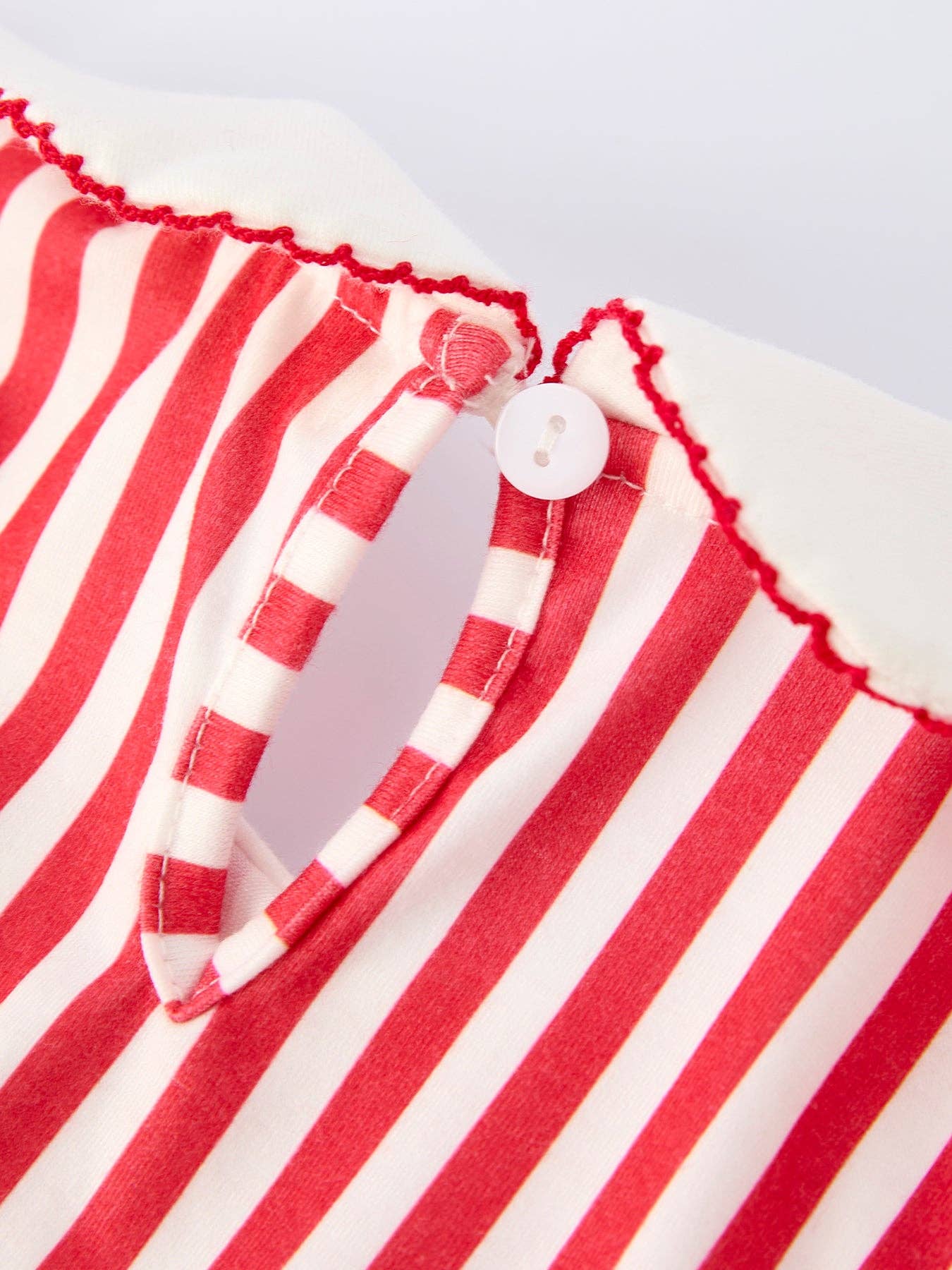 Valentine's Red Stripe Heart Dress for Toddler Girls Aj12126