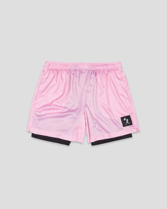 Diamond Air Liner Mesh Training Shorts (Pink) - Youth- DALM56