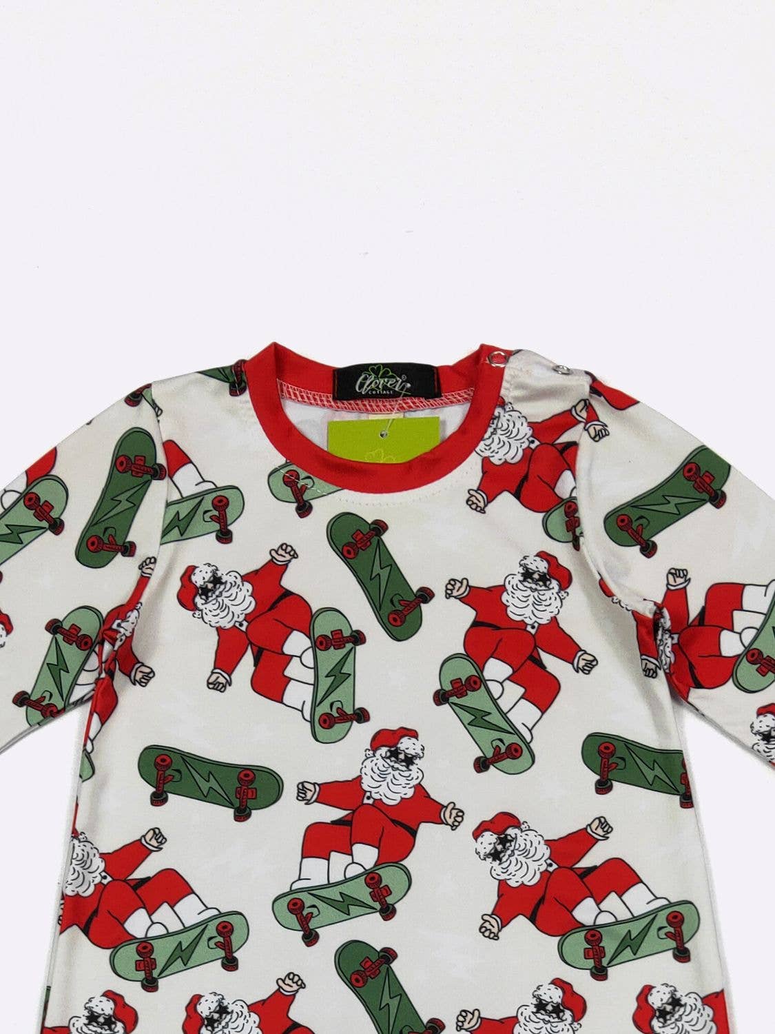 Skateboard Santa Boy Romper 46268