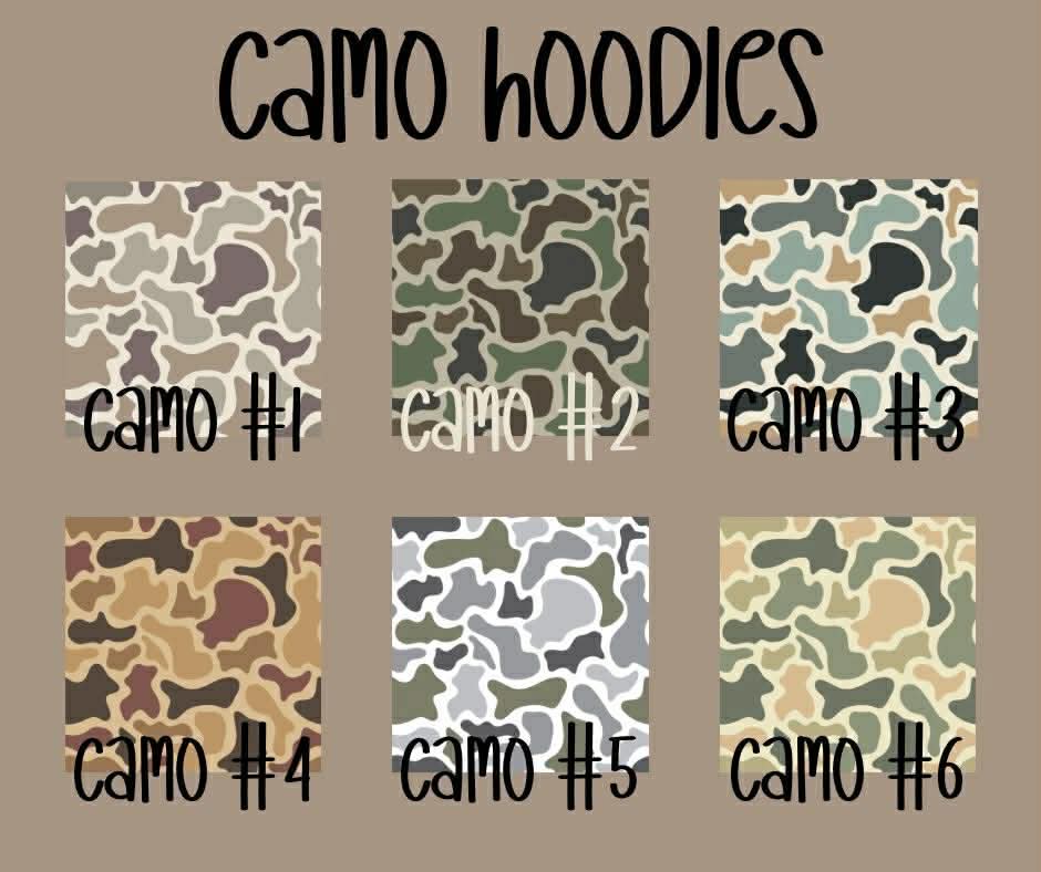 Camo Hooded Tees -SILSBEE - YOUTH - PREORDER-052026MG