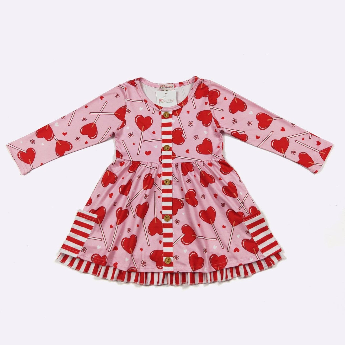 Heart Lollipop Girls Dress  47429